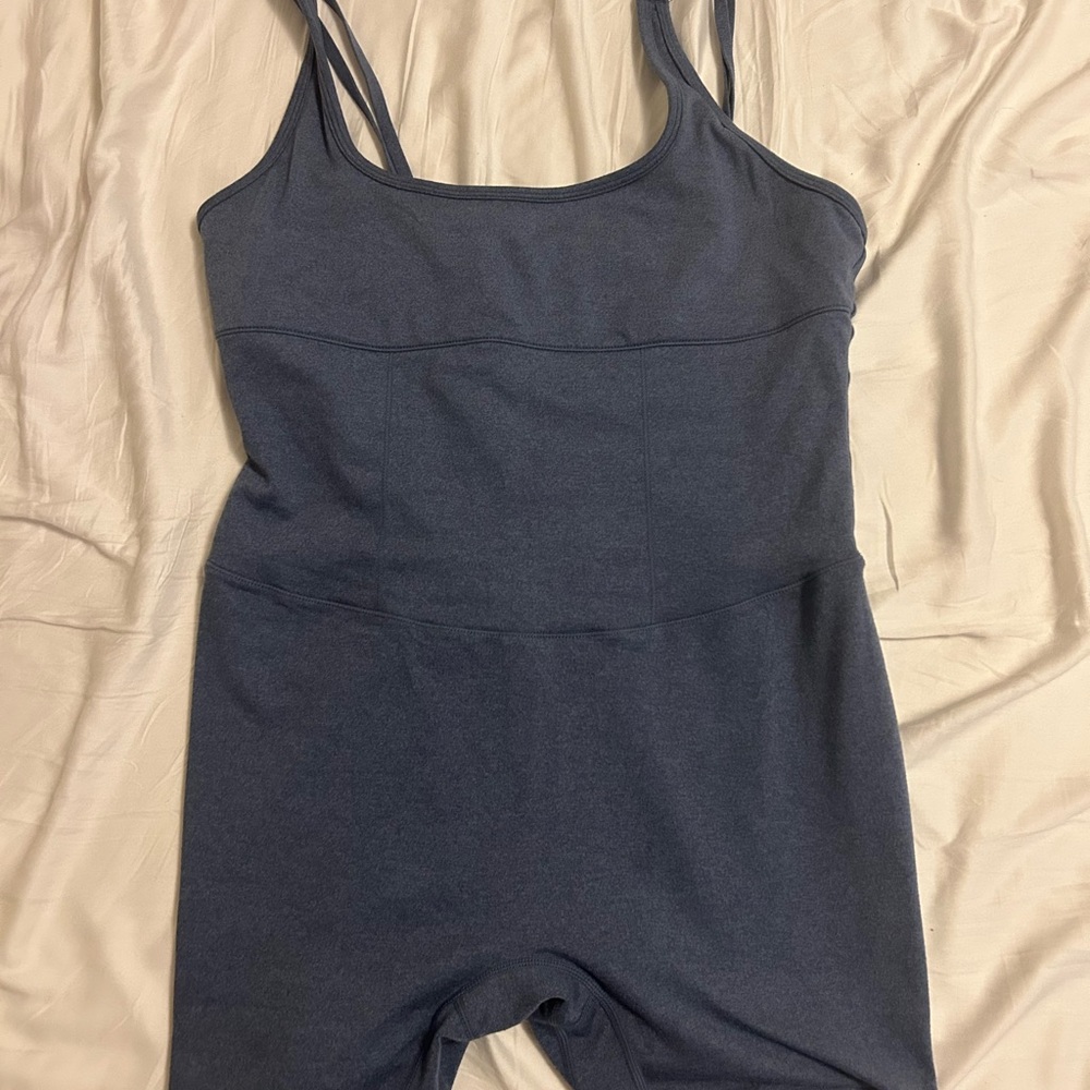 P'tula Bare Pro Bodysuit Denim L NWOT